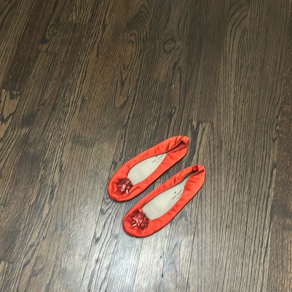 Kate Spade x GapKids red bow flats 4 like a holiday gift! Christmas - Picture 1 of 10